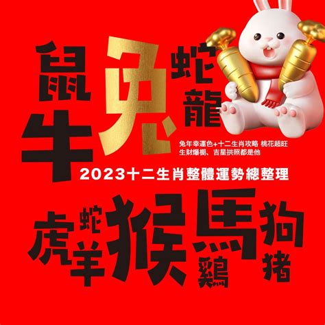 2023屬猴幸運色|【麥玲玲2023十二生肖整體運勢】2023兔年運勢＋十。